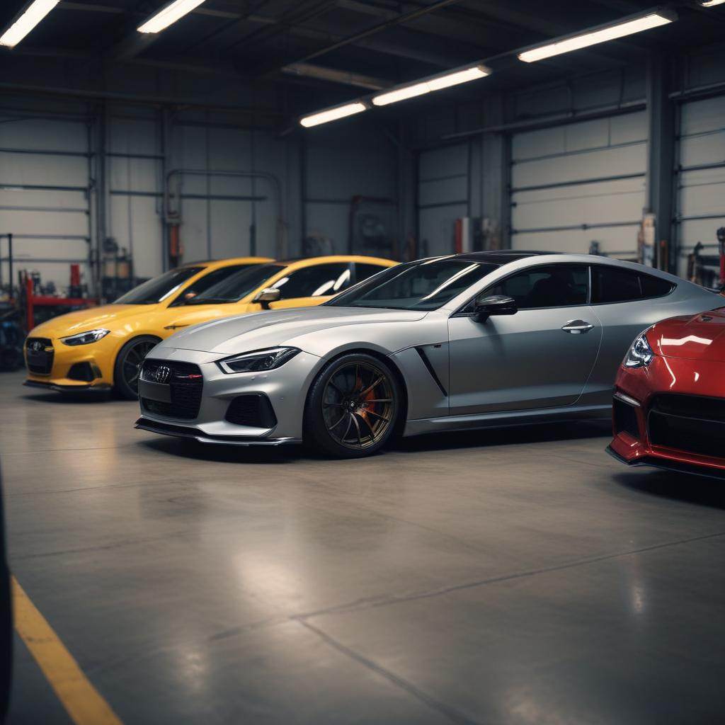 Особенности тюнинга спортивных четырехдверных купе: внешние и технические модификации